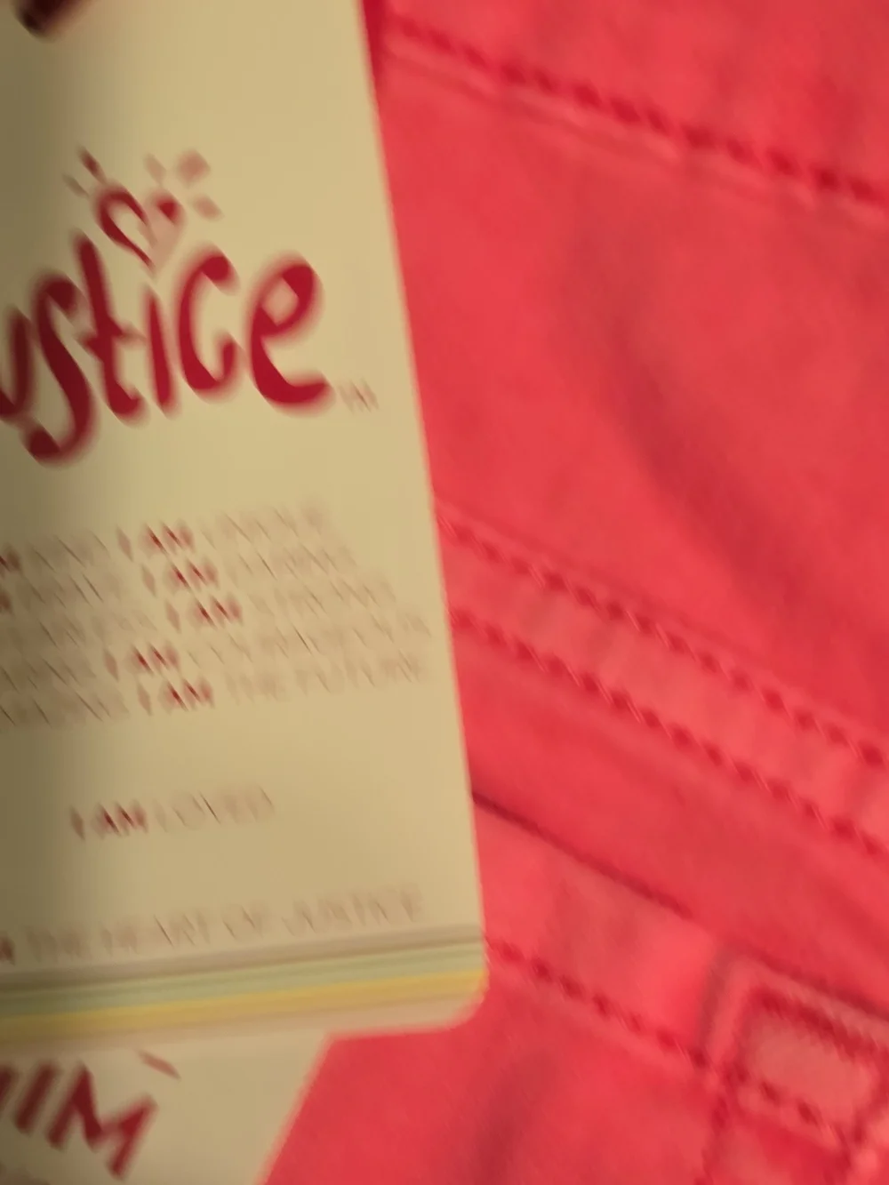 Justice Neon Pink Denim Jean Shorts